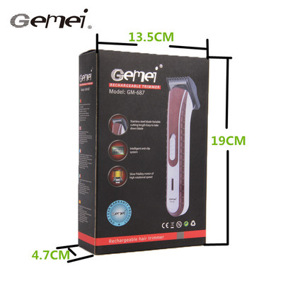 【格美687電動理發(fā)器 外貿(mào)理發(fā)剪 干電雙用電推剪 理發(fā)電推子】價格,廠家,圖片,電動理發(fā)剪/理發(fā)器,義烏市正大電器商行-